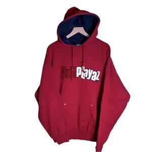 VNTG PURE PLAYAZ throwback streetwear Y2K hoodie 2XL
